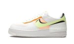 WMNS Air Force 1 Shadow "White / Barely Volt / Crimson Tint"