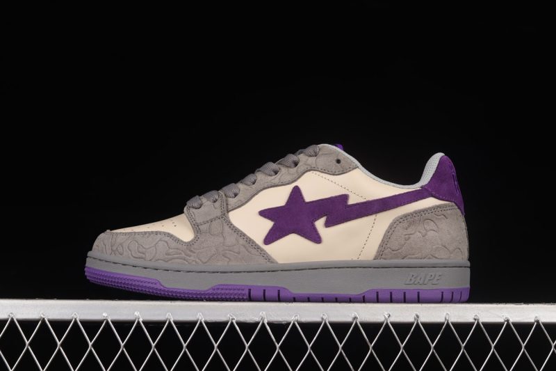 A Bathing Ape Bape Court Sta Mist Grey Royal Purple 1.jpg