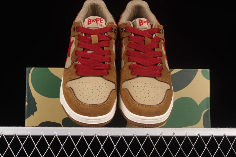 A Bathing Ape Bape Sk8 Sta Wheat Red 5.jpg