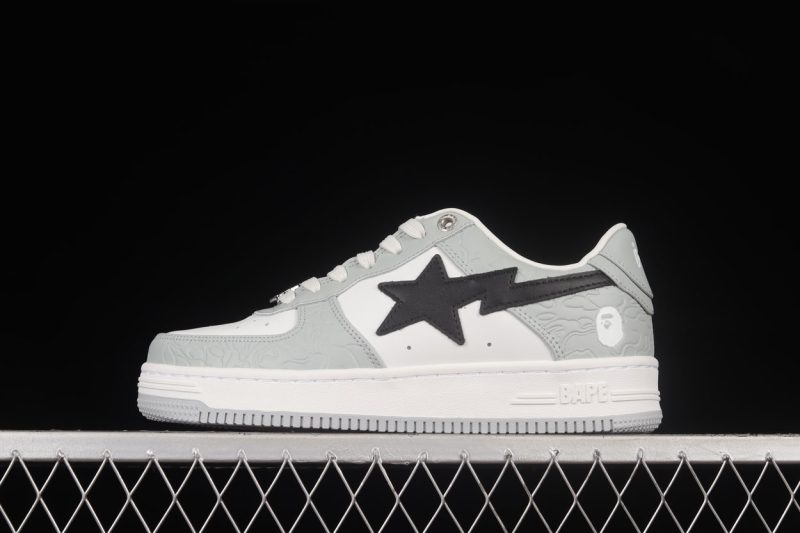 A Bathing Ape Bape Sta Low Grey Black 1.jpg