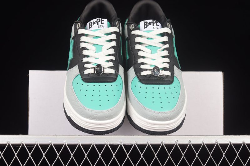 A Bathing Ape Bape Sta Low Grey Green 5.jpg