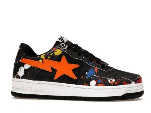 A Bathing Ape Bape Sta Paint Splatter Black.jpg