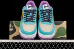 A Bathing Ape Bape Sta Teal Brown Yellow Suede 5.jpg