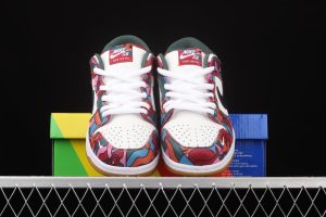 sb parra dunk low pro abstract art
