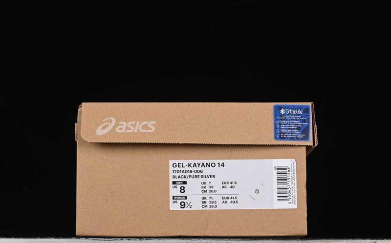 ASICS Gel Kayano 14 Black Pure Silver 7