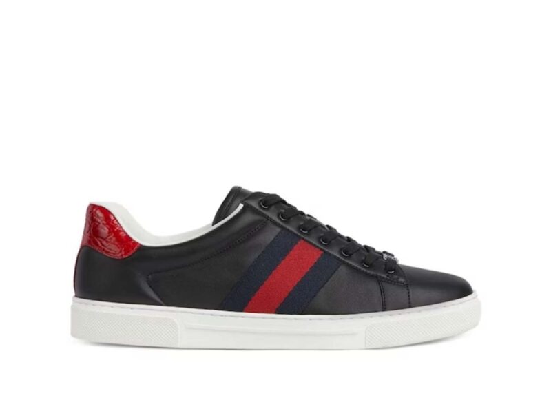 Gucci Ace Web Black Navy Red