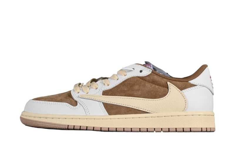 Air Jordan 1 Retro Low OG Travis Scott Sail Shy Pink update