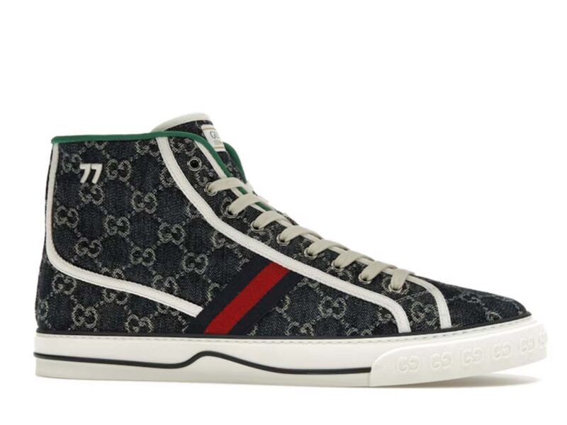 Gucci Tennis 1977 High Top Sneaker Blue.jpg