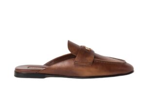 Bleached leather loafers Sienna