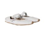 Bleached nappa leather ballerinas White 1