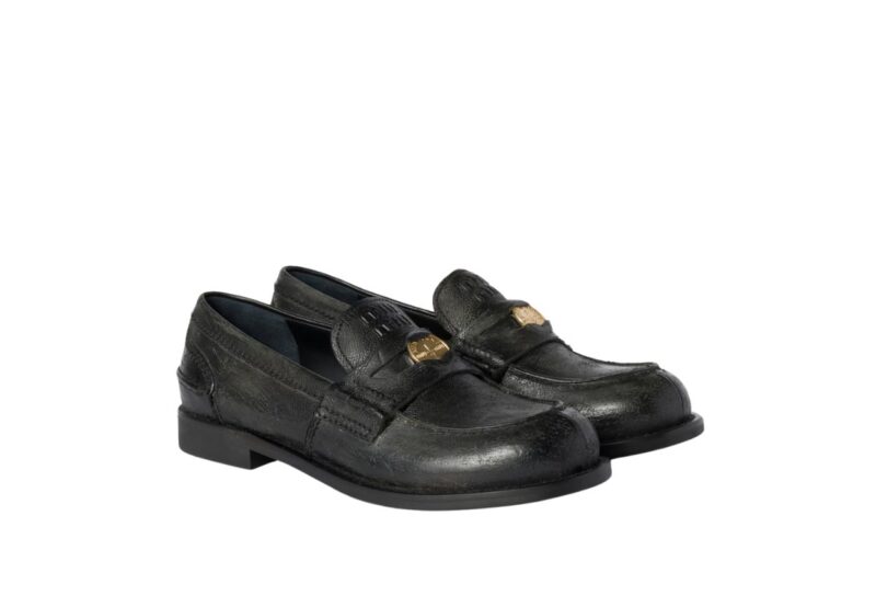 Calfskin penny loafers Black 1.jpg
