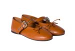 Leather ballerinas 2 Cognac 1