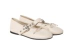 Leather ballerinas 2 Ivory 1