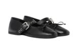 Leather ballerinas 2 black 1