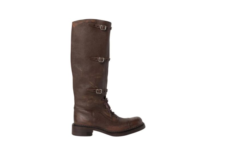 Leather boots Cocoa Brown