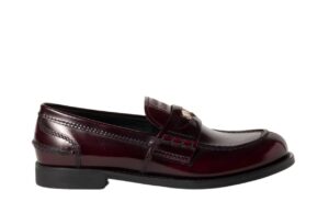 Leather loafers Crimson