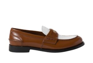 Leather penny loafers Cognac