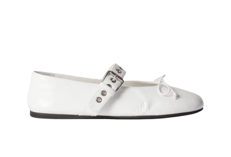 Naplak ballerinas white