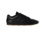 Plume nappa leather sneakers Black