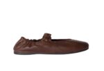 Ruches nappa leather ballerinas Briarwood