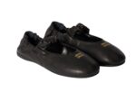 Ruches nappa leather ballerinas black 1