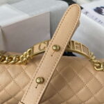 a94805 boy chanel flap bag with handle grained shiny calfskin gold tone metal beige 006 luxibags.ru .jpg