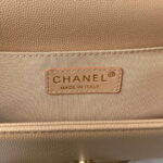 a94805 boy chanel flap bag with handle grained shiny calfskin gold tone metal beige 008 luxibags.ru .jpg
