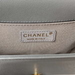 a94805 boy chanel flap bag with handle grained shiny calfskin gold tone metal gray 008 luxibags.ru .jpg