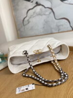 chanel 19 shopping bag shiny lambskin as3660 gold tone silver tone ruthenium finish metal white 001 24 luxibags.ru .jpg