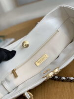 chanel 19 shopping bag shiny lambskin as3660 gold tone silver tone ruthenium finish metal white 001 26 luxibags.ru .jpg