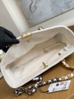 chanel 19 shopping bag shiny lambskin as3660 gold tone silver tone ruthenium finish metal white 001 28 luxibags.ru .jpg