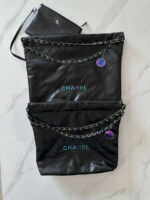 chanel 22 as3260 small handbag shiny calfskin black symphony hardware 001 luxibags.ru .jpg