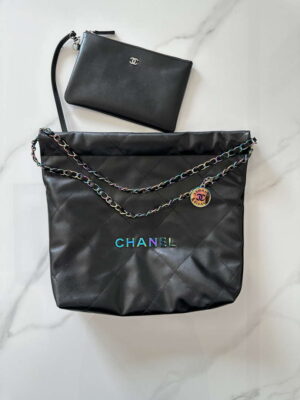 chanel 22 as3260 small handbag shiny calfskin black symphony hardware 002 luxibags.ru .jpg