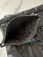 chanel 22 as3260 small handbag shiny calfskin black symphony hardware 006 luxibags.ru .jpg