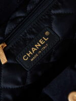 chanel 22 as3260 small handbag velvet black gold 010 luxibags.ru .jpg