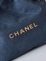 chanel 22 as3260 small handbag velvet navy blue gold 002 luxibags.ru .jpg