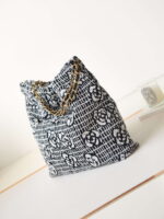 chanel 22 as3260 small handbag velvet white black gold 004 luxibags.ru .jpg