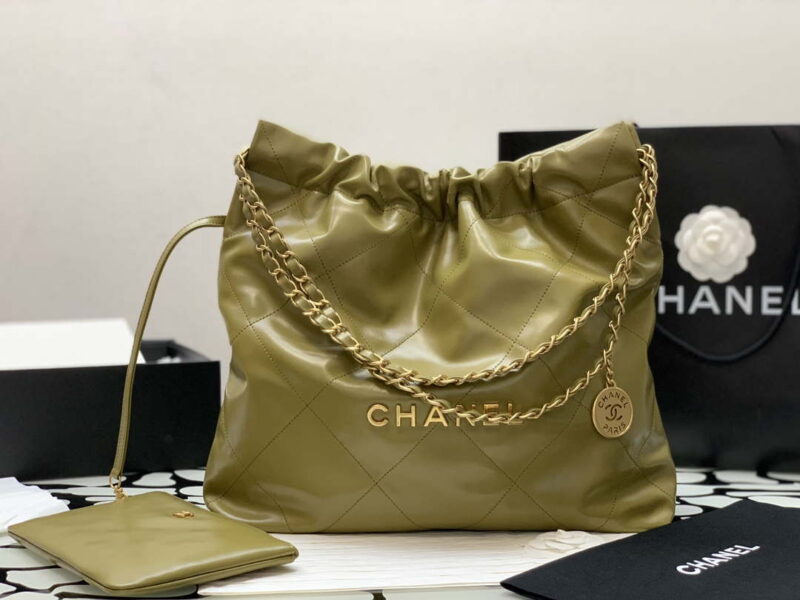 chanel 22 as3261 handbag shiny calfskin lemon yellow 001 luxibags.ru .jpg