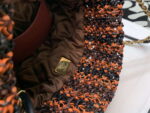 chanel 22 as3980 mini handbag calfskin knotted lace and gold tone metal orange black 007 luxibags.ru .jpg