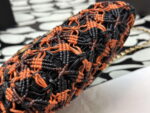 chanel 22 as3980 mini handbag calfskin knotted lace and gold tone metal orange black 009 luxibags.ru .jpg