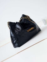 chanel 22 as4486 small handbag shiny calfskin black with gold 001 luxibags.ru .jpg
