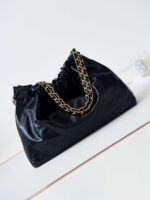 chanel 22 as4486 small handbag shiny calfskin black with gold 002 luxibags.ru .jpg