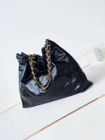 chanel 22 as4486 small handbag shiny calfskin black with gold 003 luxibags.ru .jpg
