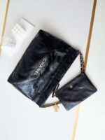 chanel 22 as4486 small handbag shiny calfskin black with gold 004 luxibags.ru .jpg