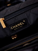 chanel 22 as4486 small handbag shiny calfskin black with gold 006 luxibags.ru .jpg