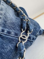 chanel 22 backpack as3859 denim blue canvas with sliver logo 006 luxibags.ru .jpg