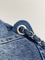 chanel 22 backpack as3859 denim blue canvas with sliver logo 007 luxibags.ru .jpg