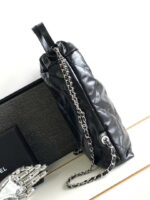 chanel 22 backpack as3859 shiny black calfskin 002 luxibags.ru .jpg