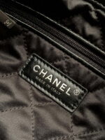 chanel 22 backpack as3859 shiny black calfskin 009 luxibags.ru .jpg