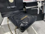chanel 22 backpack as3859 shiny black calfskin with gold 003 luxibags.ru .jpg